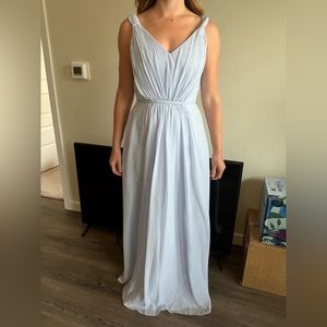 Weddington Way - Diana v-neck gown in Cloud (light blue)